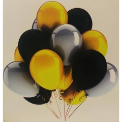 Набор шаров 12"/14шт., ХРОМ (3 цвета), Balloons, Китай