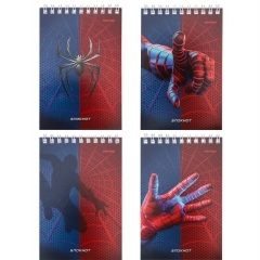 Блокнот А6, 40л./кл.,гребень, "СПАЙДЕР СИНИЙ", "Prof-Press", РФ Блокнот А6, 40л./кл.,гребень, "СПАЙДЕР СИНИЙ", "Prof-Press", РФ