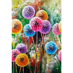 Алмаз. мозаика 30х40 см, с подр., с полн. заполн. (30 цв.) Разноцветные одуванчики, ООО "Рыжий Кот", РФ/пр-во: Китай