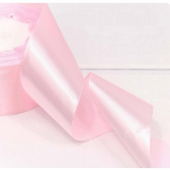 Лента атласная (сатин) 5 см. /25 ярдов (+/-10%),  Розовый, OMG gift, Китай