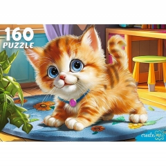 ПАЗЛЫ 160 элементов. МИЛЫЙ РЫЖИЙ КОТЕНОК, ООО "Рыжий Кот", РФ