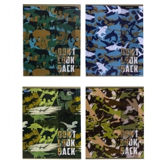 Тетрадь А5,48/кл. (белая бумага) "КАМУФЛЯЖНЫЕ ЖИВОТНЫЕ", "Legend", РФ