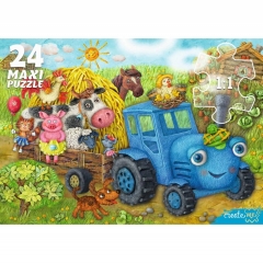 МАКСИ-ПАЗЛЫ 24 элемента. ВЕСЁЛЫЙ ТРАКТОР №7, ООО "Рыжий Кот", РФ МАКСИ-ПАЗЛЫ 24 элемента. ВЕСЁЛЫЙ ТРАКТОР №7, ООО "Рыжий Кот", РФ
