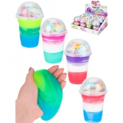 Слайм "Магический" с игрушкой (6,5х11,5х7,5см;180г /шт) цв. микс, 000 "Рыжий Кот", РФ/пр-во:Китай
