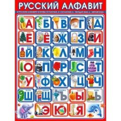 Плакат А2,  "Алфавит", ФДА