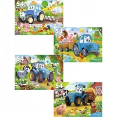 ПАЗЛЫ 54 элемента. ВЕСЕЛЫЙ ТРАКТОР №8 в асс., ООО "Рыжий Кот", РФ ПАЗЛЫ 54 элемента. ВЕСЕЛЫЙ ТРАКТОР №8 в асс., ООО "Рыжий Кот", РФ