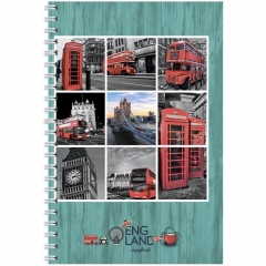 Тетрадь А4 60л.,кл., гребень, белая бумага, "ОБАЯНИЕ АНГЛИИ", "Profit", РФ Тетрадь А4 60л.,кл., гребень, белая бумага, "ОБАЯНИЕ АНГЛИИ", "Profit", РФ