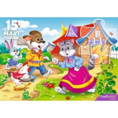МАКСИ-ПАЗЛЫ 15 элементов. КОШКИН ДОМ, ООО "Рыжий Кот", РФ МАКСИ-ПАЗЛЫ 15 элементов. КОШКИН ДОМ, ООО "Рыжий Кот", РФ