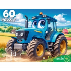 ПАЗЛЫ 60 элементов. ТРАКТОР В ПОЛЕ, ООО "Рыжий Кот", РФ ПАЗЛЫ 60 элементов. ТРАКТОР В ПОЛЕ, ООО "Рыжий Кот", РФ