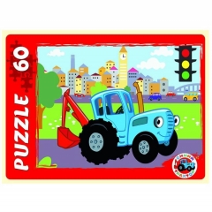 Пазлы 60 эл. Лицензия/ СИНИЙ ТРАКТОР, Рыжий Кот, РФ