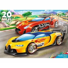 МАКСИ-ПАЗЛЫ 20 элементов. СУПЕР ГОНКИ, ООО "Рыжий Кот", РФ МАКСИ-ПАЗЛЫ 20 элементов. СУПЕР ГОНКИ, ООО "Рыжий Кот", РФ