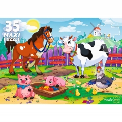 МАКСИ-ПАЗЛЫ 35 элементов. ЛЮБИМАЯ ФЕРМА, ООО "Рыжий Кот", РФ МАКСИ-ПАЗЛЫ 35 элементов. ЛЮБИМАЯ ФЕРМА, ООО "Рыжий Кот", РФ