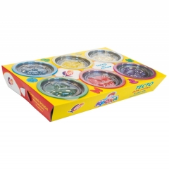 Набор теста для лепки 6 цв. (крышки-формочки) "Кроха", ЛУЧ, РФ