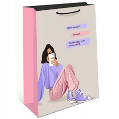 Пакет 18х22,3см., "МОЖЕТ,ВИНИШКО?", "Арт&Дизайн", РФ/пр-во:Китай