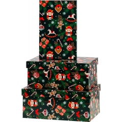 Набор прямоугольных кор. 3 в 1 "Новогодняя сказка" (23х16х9,5-19х12х6,5), MILAND, РФ Набор прямоугольных кор. 3 в 1 "Новогодняя сказка" (23х16х9,5-19х12х6,5), MILAND, РФ