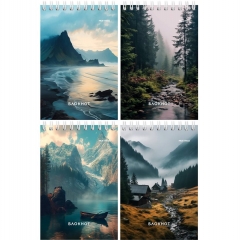 Блокнот А6, 40л./кл.,гребень, "ВИДЫ ПРИРОДЫ - 8" в асс., "Prof-Press", РФ Блокнот А6, 40л./кл.,гребень, "ВИДЫ ПРИРОДЫ - 8" в асс., "Prof-Press", РФ