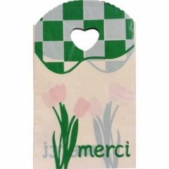 Пакет ПВД 13х21 с вырубной ручкой (50 шт.). MERCI, Китай