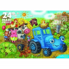 МАКСИ-ПАЗЛЫ 24 элемента.  ВЕСЁЛЫЙ ТРАКТОР №8, ООО "Рыжий Кот", РФ МАКСИ-ПАЗЛЫ 24 элемента.  ВЕСЁЛЫЙ ТРАКТОР №8, ООО "Рыжий Кот", РФ