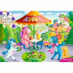 МАКСИ-ПАЗЛЫ 24 элемента. ЕДИНОРОГИ №8, ООО "Рыжий Кот", РФ МАКСИ-ПАЗЛЫ 24 элемента. ЕДИНОРОГИ №8, ООО "Рыжий Кот", РФ