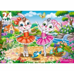 МАКСИ-ПАЗЛЫ 24 элемента. ЗАЙЧИКИ №8, ООО "Рыжий Кот", РФ МАКСИ-ПАЗЛЫ 24 элемента. ЗАЙЧИКИ №8, ООО "Рыжий Кот", РФ