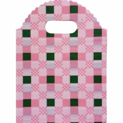 Пакет ПВД 18х24 с вырубной ручкой (50 шт.). КЛЕТКА,  Китай