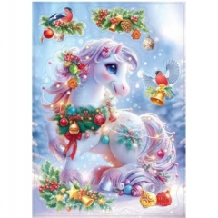 Наклейка двухстор. д/декорирования «Волшебная лошадка» 33х23 см., (778), АО "Мир поздравлений", РФ Наклейка двухстор. д/декорирования «Волшебная лошадка» 33х23 см., (778), АО "Мир поздравлений", РФ