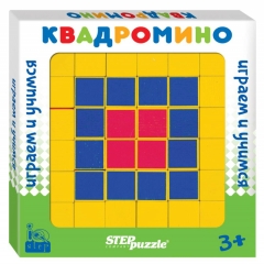 Развивающая игра из дерева "Квадромино" (IQ step), РФ