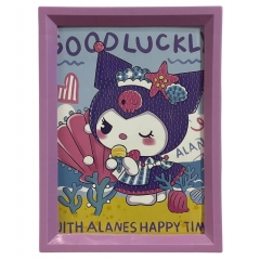 Мозаика из страз на подрамнике 13,5х18 см. "My Melody & Kuromi - 8", Китай