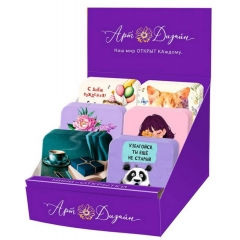 Коробочка мини-открыток, 120 шт. 7х7см., №275, (код.В), Арт&Дизайн, РФ