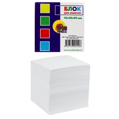 Куб-блок 90х90х90 ЧИСТЫЙ,  Prof-Press, РФ