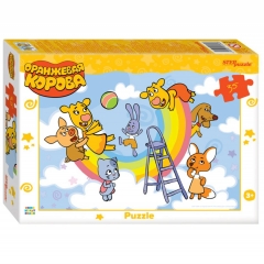 Мозаика "puzzle" 35 Оранжевая корова (new 1)" (С/м), Step puzzle, РФ