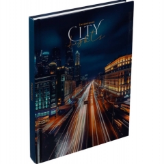 Ежедневник А5, 128л., недатир., "НОЧНАЯ ЖИЗНЬ В ГОРОДЕ", "Prof-Press", РФ