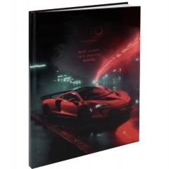 Ежедневник А5, 80л. , "КРАСНЫЙ СПОРТКАР - 4", "Collezione", РФ