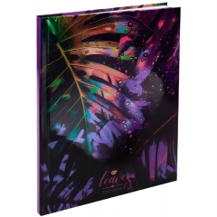 Ежедневник А5, 80л. , "ЯРКИЕ ЛИСТЬЯ - 1", "Collezione", РФ