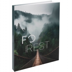 Ежедневник А5, 128л., недатир., "УМАННЫЙ ЛЕСНОЙ ПЕЙЗАЖ", "Collezione", РФ