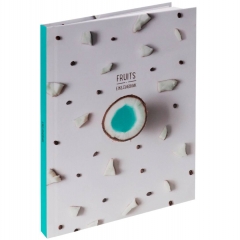 Ежедневник А5, 128л., недатир., "КОКОС И КОФЕ ", "Collezione", РФ