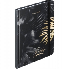Ежедневник А5, 128л., недатир., "ЧЁРНЫЕ ЛИСТЬЯ", "Collezione", РФ