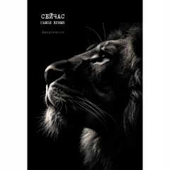 Ежедневник А5, 128л., недатир., "ПРОФИЛЬ ЛЬВА", "Collezione", РФ