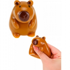 Антистресс-мялка  "Капибара", 10 см (16 шт. в шоу-боксе) , 000 "Рыжий Кот", РФ/Китай