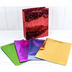 Пакет подарочный 12х15х6см., ГОЛОГРАФИЯ в асс., OMG Gift, Китай