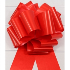 Бант-шар 10 см однотонный КРАСНЫЙ, OMG gift, Китай