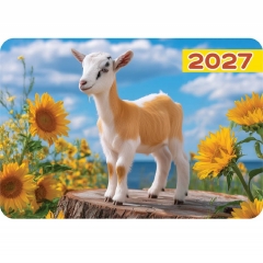 Карманный календарь 2027 "Символ года",  РФ
