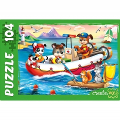 ПАЗЛЫ 104 элемента. ЩЕНКИ-СПАСАТЕЛИ, ООО "Рыжий Кот", РФ