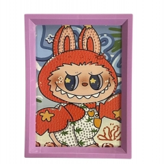 Мозаика из страз на подрамнике 13,5х18 см. "Лабуба-10", Китай