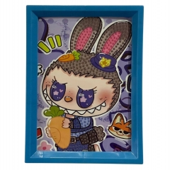 Мозаика из страз на подрамнике 13,5х18 см. "Лабуба-1", Китай