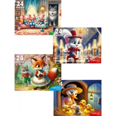 ПАЗЛЫ 24 элемента. ИНТЕРЕСНЫЕ СКАЗКИ. ООО "Рыжий Кот", РФ