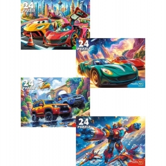 ПАЗЛЫ 24 элемента. ЛУЧШИЕ ПАЗЛЫ ДЛЯ МАЛЬЧИКОВ. ООО "Рыжий Кот", РФ