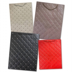 Пакет ЛЮКС 31х40х12см., "КОЖА" (Фольга) в асс., Китай