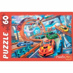 ПАЗЛЫ 60 элементов. КРУТОЙ ВИРАЖ № 18, ООО "Рыжий Кот", РФ