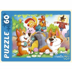 ПАЗЛЫ 60 элементов. ЗАБАВНЫЕ КОРГИ №1, ООО "Рыжий Кот", РФ